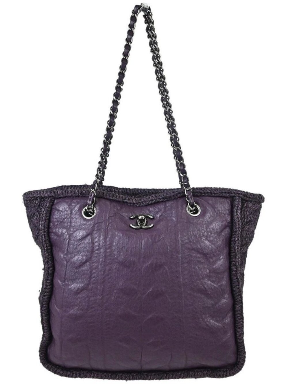 Chanel Purple Lambskin
